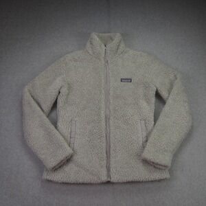 Patagonia Jacket Womens Small Gray Los Gatos Full Zip Fleece 25211 Sherpa Coat